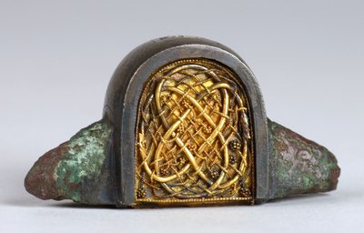 Late Saxon Ring (detail) by Anglo Saxon